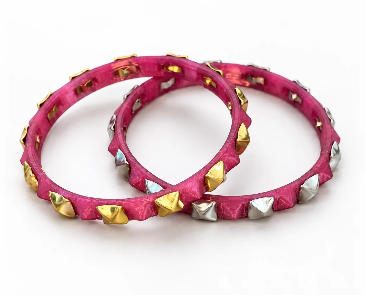 Studded Bracelet - Pink