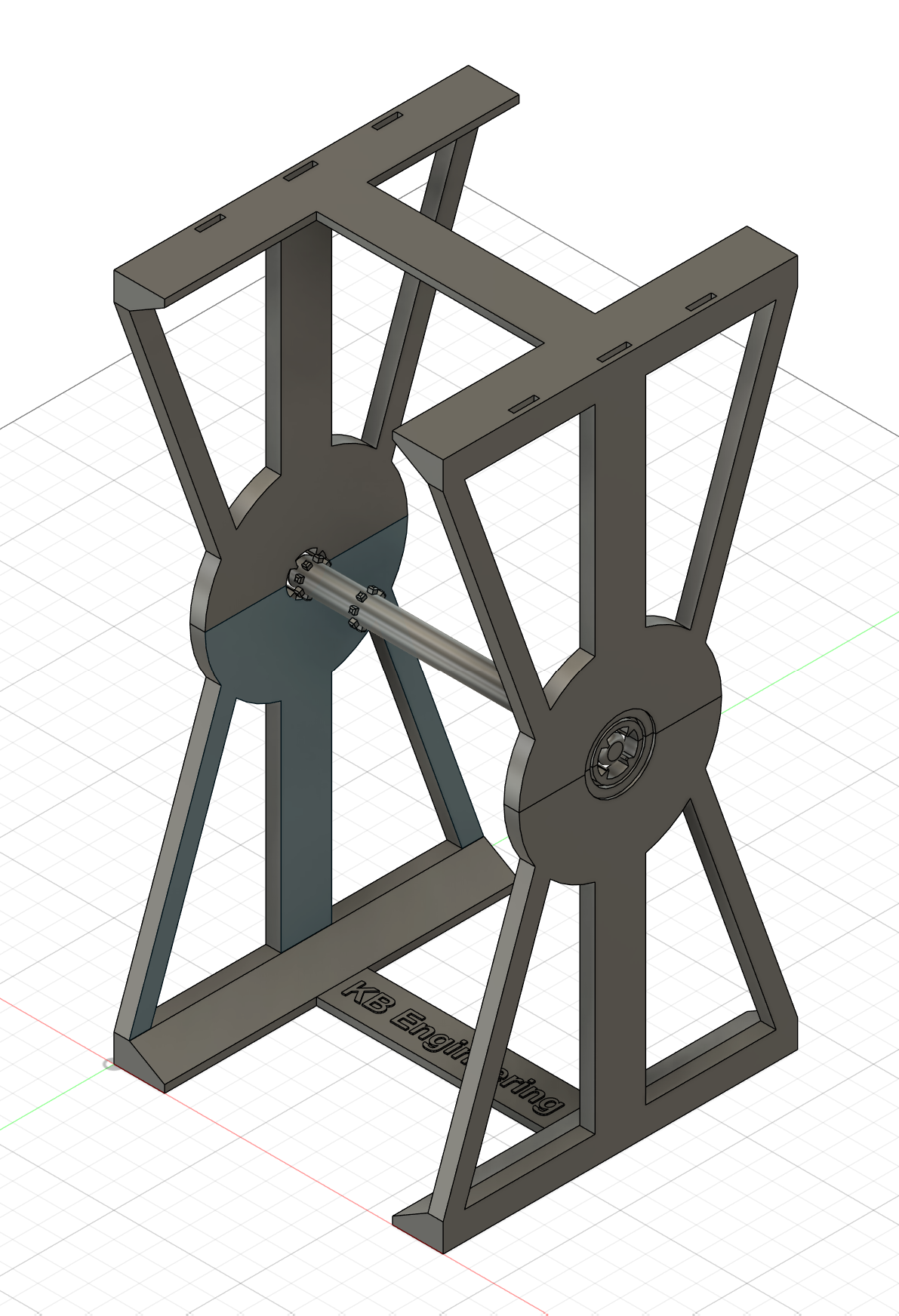 Modular filament spool holder components arranged to fit on a 3D printer build plate